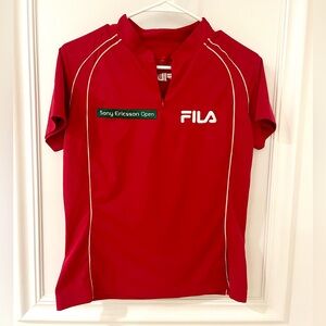 FILA SHORT SLEEVED TENNIS TOP